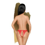PENTHOUSE - NAUGHTY VALENTINE TANGA ROJO L/XL - Imagen 2