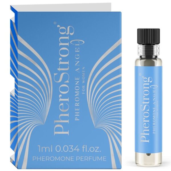 Imagen del artículo erótico PHEROSTRONG - PERFUME CON FEROMONAS ANGEL PARA MUJER 1 ML de PHEROSTRONG en la sección DROGUERÍA |Perfumes de Millenial Sexshop.