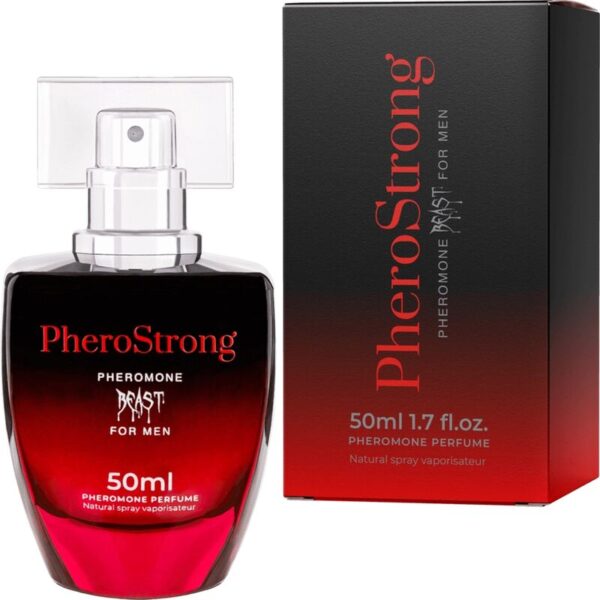 Imagen del artículo erótico PHEROSTRONG - PERFUME CON FEROMONAS BEAST PARA HOMBRE 50 ML de PHEROSTRONG en la sección DROGUERÍA |Perfumes de Millenial Sexshop.