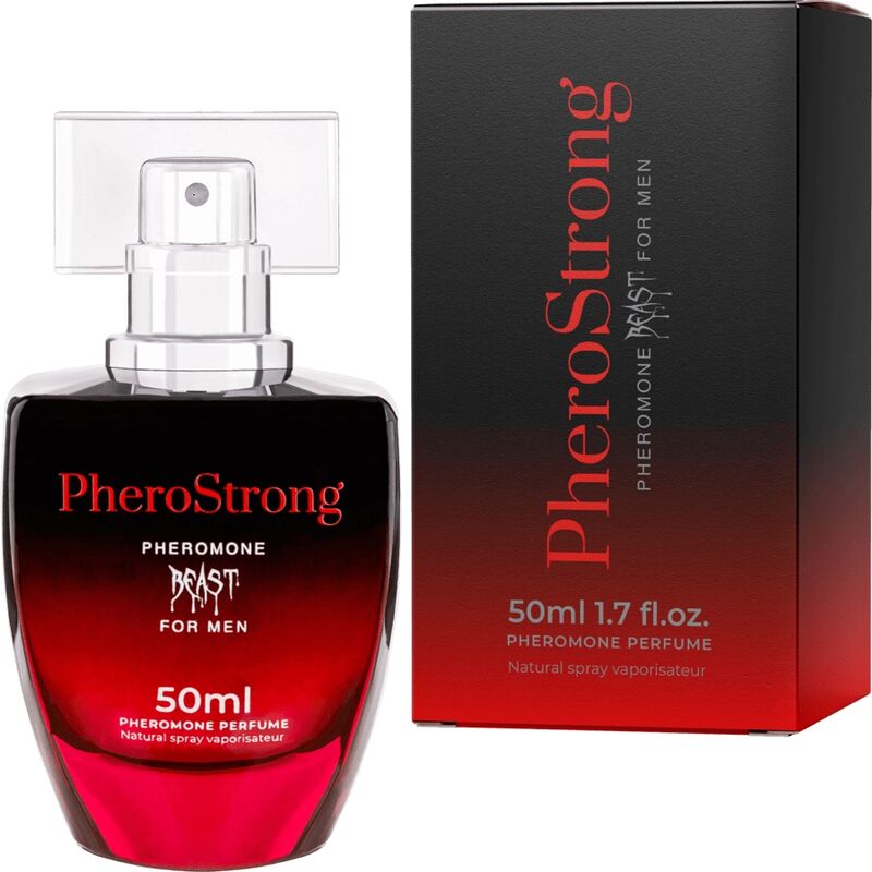 Imagen del artículo erótico PHEROSTRONG - PERFUME CON FEROMONAS BEAST PARA HOMBRE 50 ML de PHEROSTRONG en la sección DROGUERÍA |Perfumes de Millenial Sexshop.