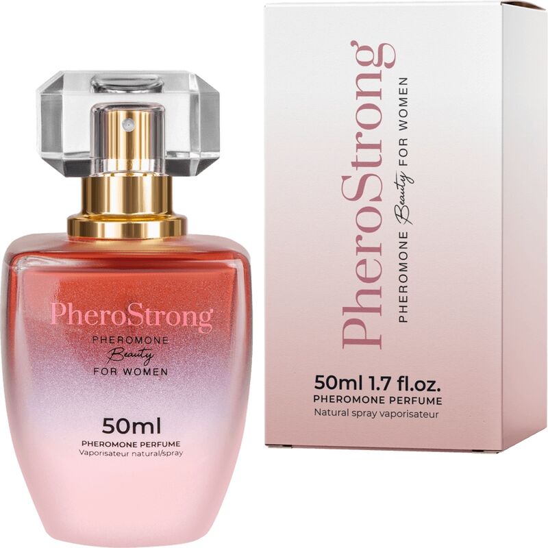 Imagen del artículo erótico PHEROSTRONG - PERFUME CON FEROMONAS BEAUTY PARA MUJER 50 ML de PHEROSTRONG en la sección DROGUERÍA |Perfumes de Millenial Sexshop.