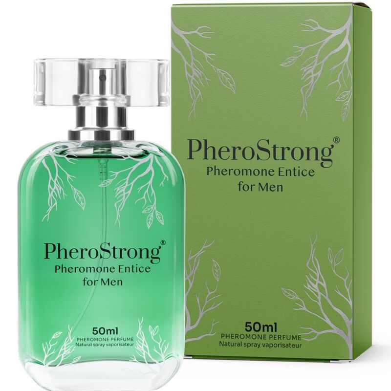 Imagen del artículo erótico PHEROSTRONG - PERFUME CON FEROMONAS ENTICE PARA HOMBRE 50 ML de PHEROSTRONG en la sección DROGUERÍA |Perfumes de Millenial Sexshop.