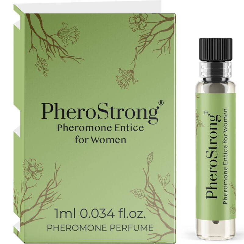 Imagen del artículo erótico PHEROSTRONG - PERFUME CON FEROMONAS ENTICE PARA MUJER 1 ML de PHEROSTRONG en la sección DROGUERÍA |Perfumes de Millenial Sexshop.
