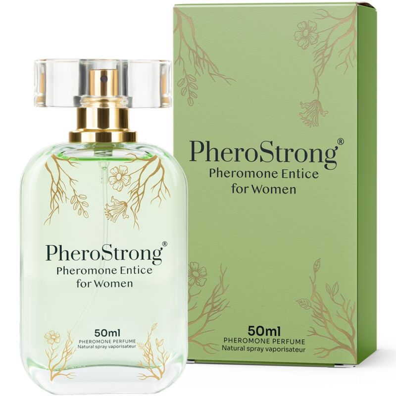 Imagen del artículo erótico PHEROSTRONG - PERFUME CON FEROMONAS ENTICE PARA MUJER 50 ML de PHEROSTRONG en la sección DROGUERÍA |Perfumes de Millenial Sexshop.