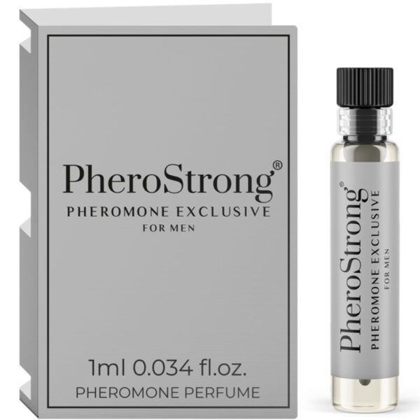 Imagen del artículo erótico PHEROSTRONG - PERFUME CON FEROMONAS EXCLUSIVE PARA HOMBRE 1 ML de PHEROSTRONG en la sección DROGUERÍA |Perfumes de Millenial Sexshop.