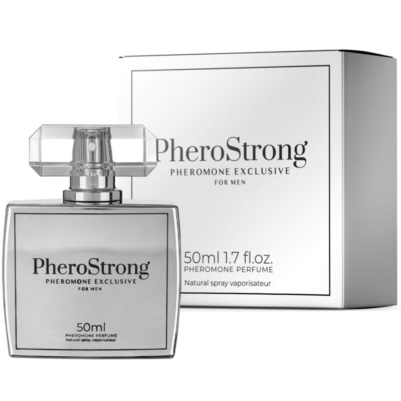 Imagen del artículo erótico PHEROSTRONG - PERFUME CON FEROMONAS EXCLUSIVE PARA HOMBRE 50 ML de PHEROSTRONG en la sección DROGUERÍA |Perfumes de Millenial Sexshop.