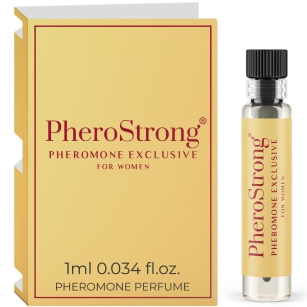 Imagen del artículo erótico PHEROSTRONG - PERFUME CON FEROMONAS EXCLUSIVE PARA MUJER 1 ML de PHEROSTRONG en la sección DROGUERÍA |Perfumes de Millenial Sexshop.