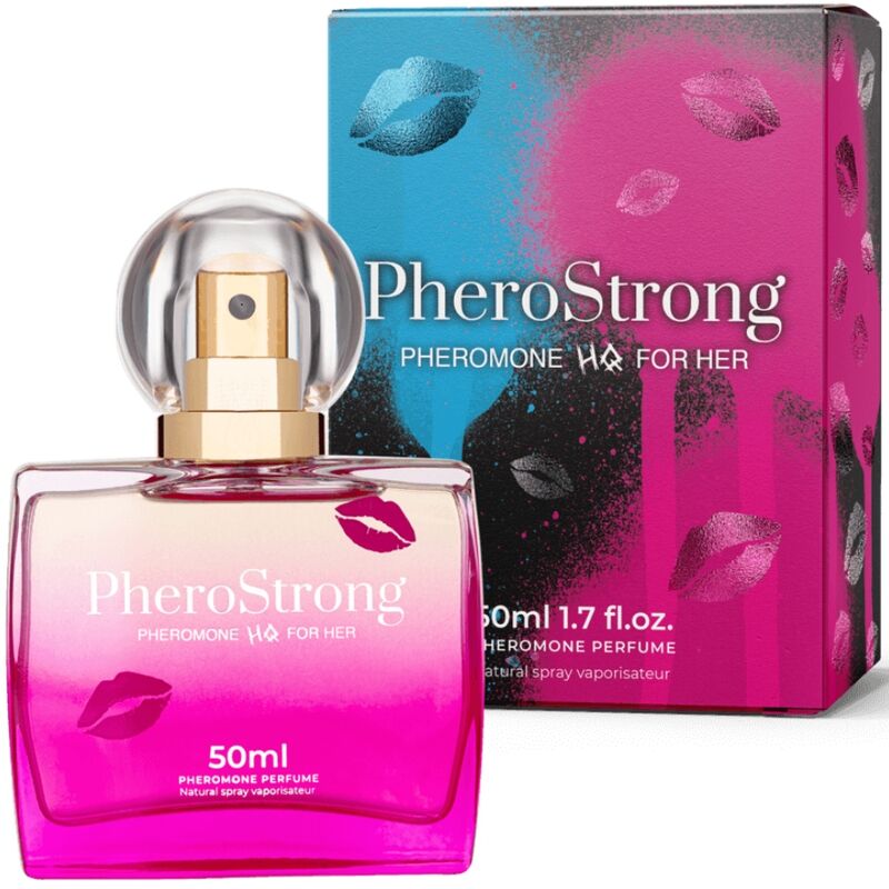 Imagen del artículo erótico PHEROSTRONG - PERFUME CON FEROMONAS HQ PARA ELLA 50 ML de PHEROSTRONG en la sección DROGUERÍA |Perfumes de Millenial Sexshop.