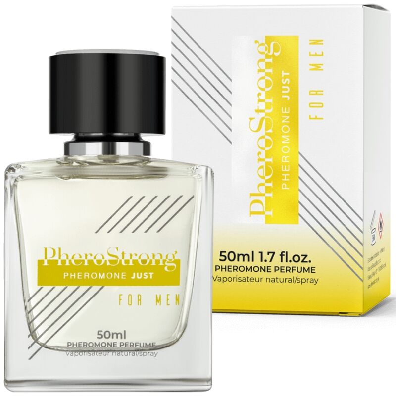 Imagen del artículo erótico PHEROSTRONG - PERFUME CON FEROMONAS JUST PARA HOMBRE 50 ML de PHEROSTRONG en la sección DROGUERÍA |Perfumes de Millenial Sexshop.