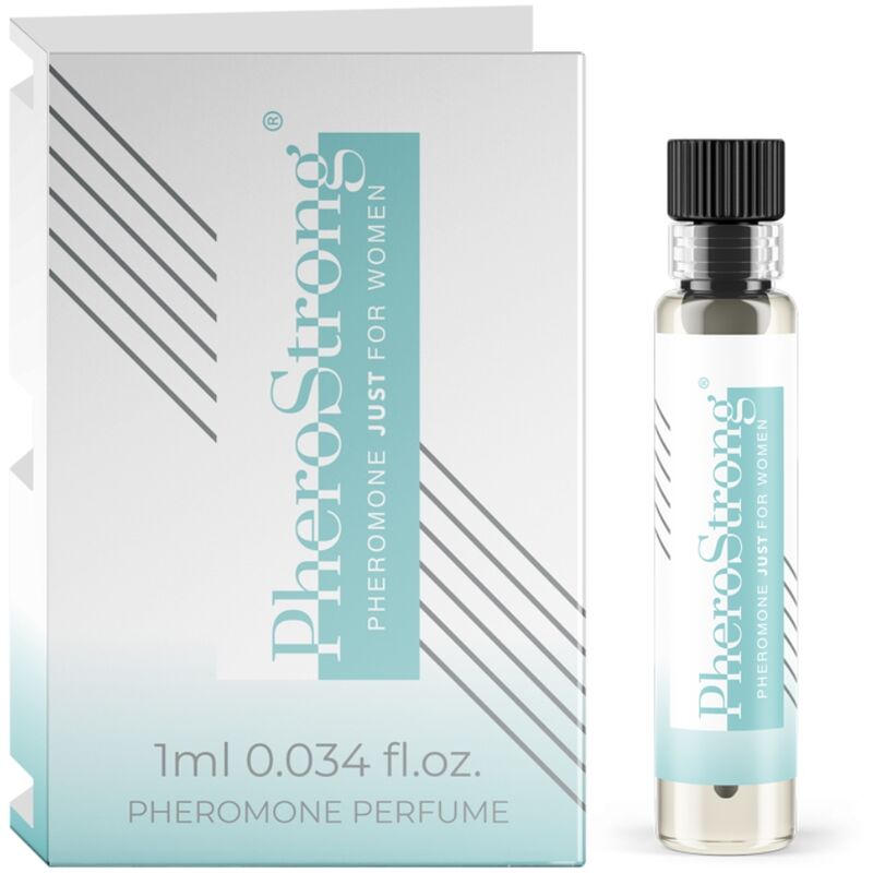 Imagen del artículo erótico PHEROSTRONG - PERFUME CON FEROMONAS JUST PARA MUJER 1 ML de PHEROSTRONG en la sección DROGUERÍA |Perfumes de Millenial Sexshop.