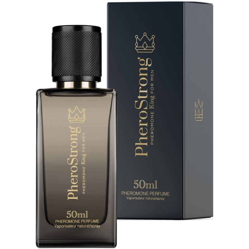Imagen del artículo erótico PHEROSTRONG - PERFUME CON FEROMONAS KING PARA HOMBRE 50 ML de PHEROSTRONG en la sección DROGUERÍA |Perfumes de Millenial Sexshop.