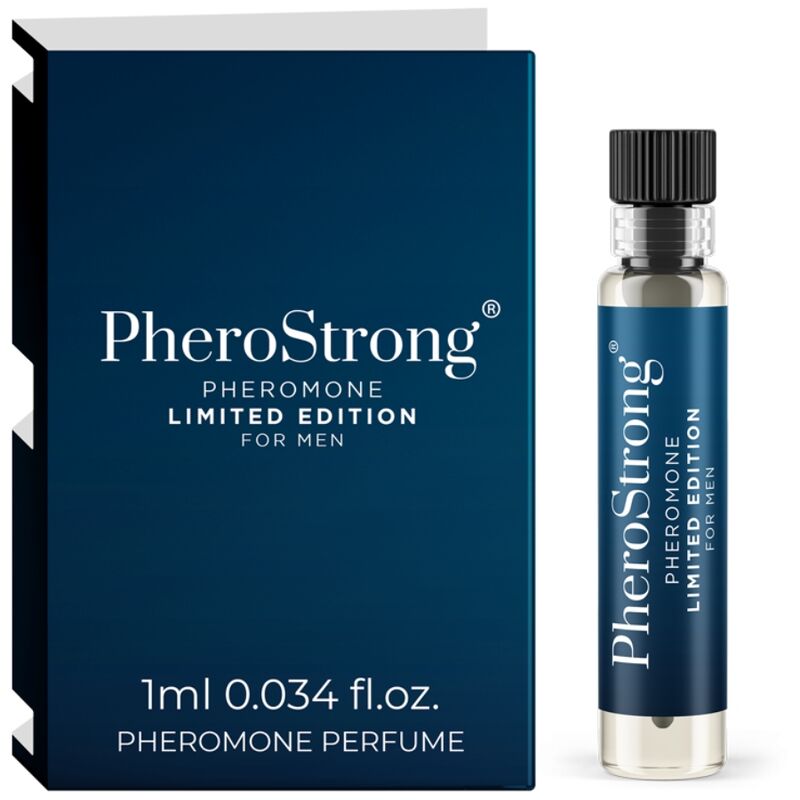 Imagen del artículo erótico PHEROSTRONG - PERFUME CON FEROMONAS LIMITED EDITION PARA HOMBRE 1 ML de PHEROSTRONG en la sección DROGUERÍA |Perfumes de Millenial Sexshop.