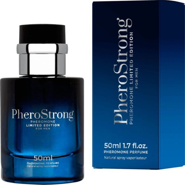 Imagen del artículo erótico PHEROSTRONG - PERFUME CON FEROMONAS LIMITED EDITION PARA HOMBRE 50 ML de PHEROSTRONG en la sección DROGUERÍA |Perfumes de Millenial Sexshop.