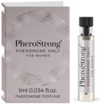 Imagen del artículo erótico PHEROSTRONG - PERFUME CON FEROMONAS ONLY PARA MUJER 1 ML de PHEROSTRONG en la sección DROGUERÍA |Perfumes de Millenial Sexshop.