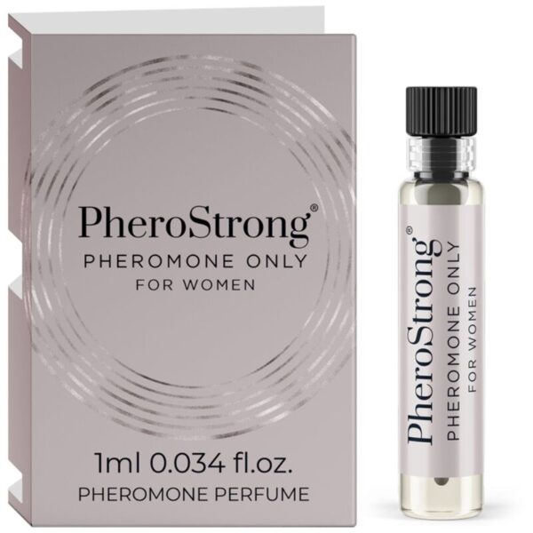 Imagen del artículo erótico PHEROSTRONG - PERFUME CON FEROMONAS ONLY PARA MUJER 1 ML de PHEROSTRONG en la sección DROGUERÍA |Perfumes de Millenial Sexshop.