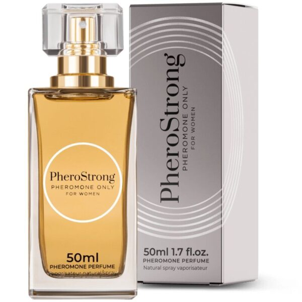 Imagen del artículo erótico PHEROSTRONG - PERFUME CON FEROMONAS ONLY PARA MUJER 50 ML de PHEROSTRONG en la sección DROGUERÍA |Perfumes de Millenial Sexshop.