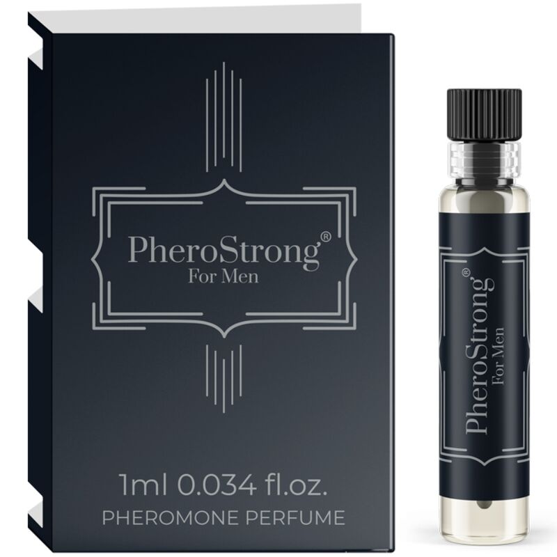Imagen del artículo erótico PHEROSTRONG - PERFUME CON FEROMONAS PARA HOMBRE 1 ML de PHEROSTRONG en la sección DROGUERÍA |Perfumes de Millenial Sexshop.