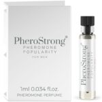 Imagen del artículo erótico PHEROSTRONG - PERFUME CON FEROMONAS POPULARITY PARA HOMBRE 1 ML de PHEROSTRONG en la sección DROGUERÍA |Perfumes de Millenial Sexshop.