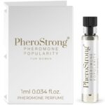 Imagen del artículo erótico PHEROSTRONG - PERFUME CON FEROMONAS POPULARITY PARA MUJER 1 ML de PHEROSTRONG en la sección DROGUERÍA |Perfumes de Millenial Sexshop.