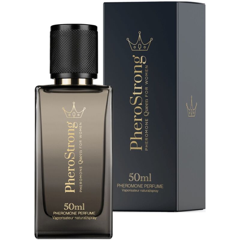 Imagen del artículo erótico PHEROSTRONG - PERFUME CON FEROMONAS QUEEN PARA MUJER 50 ML de PHEROSTRONG en la sección DROGUERÍA |Perfumes de Millenial Sexshop.