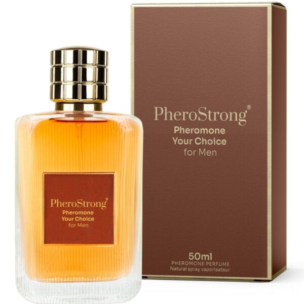 Imagen del artículo erótico PHEROSTRONG - PERFUME CON FEROMONAS YOUR CHOICE PARA HOMBRE 50 ML de PHEROSTRONG en la sección DROGUERÍA |Perfumes de Millenial Sexshop.