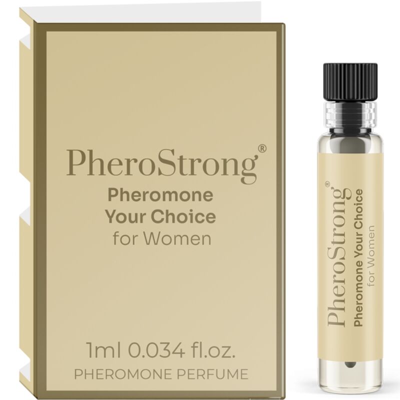 Imagen del artículo erótico PHEROSTRONG - PERFUME CON FEROMONAS YOUR CHOICE PARA MUJER 1 ML de PHEROSTRONG en la sección DROGUERÍA |Perfumes de Millenial Sexshop.