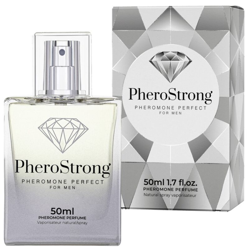 Imagen del artículo erótico PHEROSTRONG - PERFUME CON FERONOMONAS PERFECT PARA HOMBRE 50 ML de PHEROSTRONG en la sección DROGUERÍA |Perfumes de Millenial Sexshop.