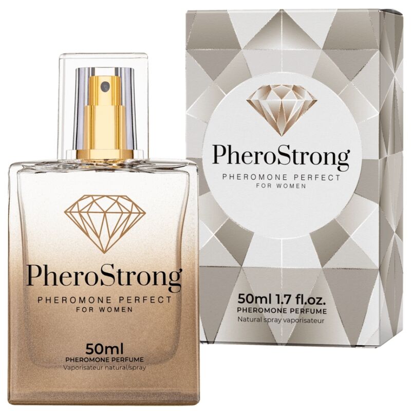 Imagen del artículo erótico PHEROSTRONG - PERFUME CON FERONOMONAS PERFECT PARA MUJER 50 ML de PHEROSTRONG en la sección DROGUERÍA |Perfumes de Millenial Sexshop.