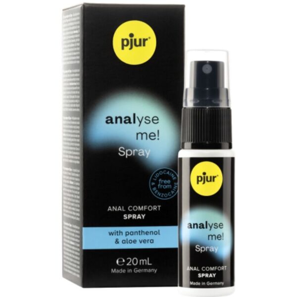 Imagen del artículo erótico PJUR - ANALYSE ME! ANAL COMFORT SPRAY de PJUR en la sección DROGUERÍA |Lubricantes|Anal - Sprays o cremas relajantes de Millenial Sexshop.