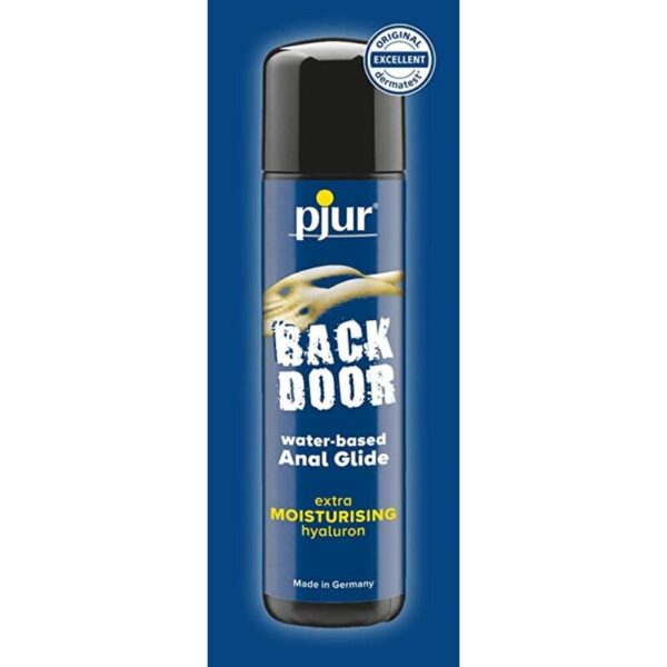 Imagen del artículo erótico PJUR - BACK DOOR COMFORT LUBRICANTE AGUA ANAL 2 ML de PJUR en la sección DROGUERÍA |Lubricantes|Monodosis de Millenial Sexshop.