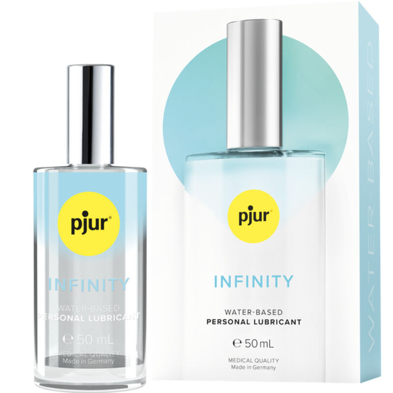 Imagen del artículo erótico PJUR - INFINITY LUBRICANTE PERSONAL BASE AGUA 50 ML de PJUR en la sección DROGUERÍA |Lubricantes|Base Silicona de Millenial Sexshop.