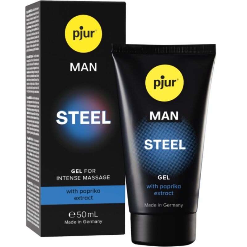 PJUR - MAN STEEL GEL ESTIMULANTE 50 ML-MillenialSexshop-PJUR Imagen del artículo erótico PJUR - MAN STEEL GEL ESTIMULANTE 50 ML de PJUR en la sección DROGUERÍA |Para Masajes|Cremas de masaje de Millenial Sexshop.