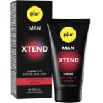 Imagen del artículo erótico PJUR - MAN XTEND CREMA MASAJE ESTIMULANTE 50 ML de PJUR en la sección DROGUERÍA |Estimulantes para Ellos|Aumento Erección de Millenial Sexshop.