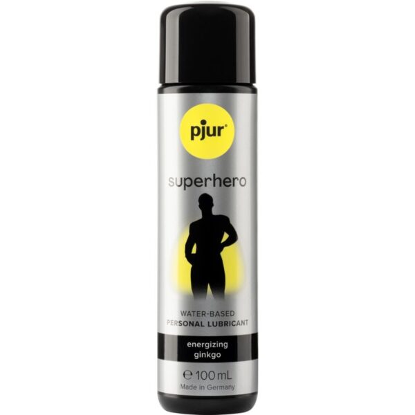 Imagen del artículo erótico PJUR - SUPERHERO LUBRICANTE RETARDANTE 100 ML de PJUR en la sección DROGUERÍA |Lubricantes|Base Agua de Millenial Sexshop.