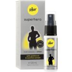 Imagen del artículo erótico PJUR - SUPERHERO PERFORMANCE SPRAY RETARDANTE 20 ML de PJUR en la sección DROGUERÍA |Estimulantes para Ellos|Retardantes de Millenial Sexshop.