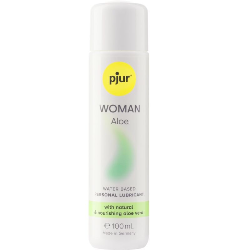 Imagen del artículo erótico PJUR - WOMAN ALOE LUBRICANTE BASE AGUA 100 ML de PJUR en la sección DROGUERÍA |Lubricantes|Base Agua de Millenial Sexshop.