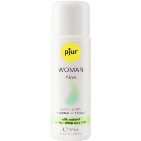 Imagen del artículo erótico PJUR - WOMAN ALOE LUBRICANTE BASE AGUA 30 ML de PJUR en la sección DROGUERÍA |Lubricantes|Base Agua de Millenial Sexshop.