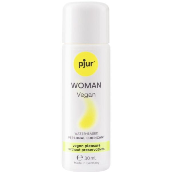Imagen del artículo erótico PJUR - WOMAN VEGAN LUBRICANTE BASE AGUA 30 ML de PJUR en la sección DROGUERÍA |Lubricantes|Base Agua de Millenial Sexshop.