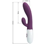 PRETTY LOVE - ALVIS VIBRADOR RABBIT & PUNTO G MORADO - Imagen 7
