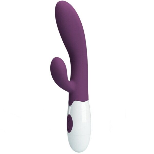 Imagen del artículo erótico PRETTY LOVE - ALVIS VIBRADOR RABBIT & PUNTO G MORADO de PRETTY LOVE FLIRTATION en la sección JUGUETES BIENESTAR |Vibradores|Vibradores Rabbit de Millenial Sexshop.