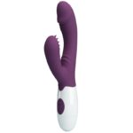 Imagen del artículo erótico PRETTY LOVE - ANDRE VIBRADOR RABBIT & ESTIMULADOR PUNTO G MORADO de PRETTY LOVE FLIRTATION en la sección JUGUETES BIENESTAR |Vibradores|Vibradores Rabbit de Millenial Sexshop.