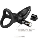 PRETTY LOVE - ANILLO VIBRADOR 10 VIBRACIONES SILICONA NEGRO - Imagen 8