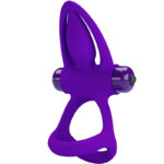 Imagen del artículo erótico PRETTY LOVE - ANILLO VIBRADOR 10 VIBRACIONES SILICONA VIOLETA de PRETTY LOVE MALE en la sección JUGUETES BIENESTAR |Arneses|Arneses con Vibración de Millenial Sexshop.