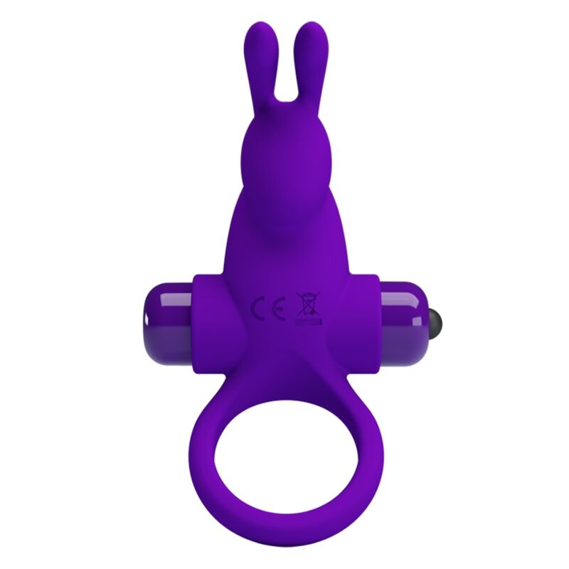 Imagen del artículo erótico PRETTY LOVE - ANILLO VIBRADOR I CONEJO PARA PENE MORADO de PRETTY LOVE MALE en la sección JUGUETES BIENESTAR |Juguetes para Hombres|Accesorios para el pene|Anillos Pene|Anillos con Vibración de Millenial Sexshop.
