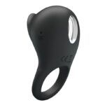 PRETTY LOVE - ANILLO VIBRADOR PARA PENE CON LENGUA NEGRO - Imagen 2