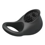 PRETTY LOVE - ANILLO VIBRADOR PARA PENE CON LENGUA NEGRO - Imagen 3