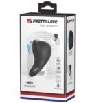 PRETTY LOVE - ANILLO VIBRADOR PARA PENE CON LENGUA NEGRO - Imagen 9