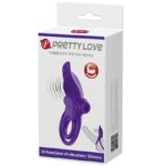 PRETTY LOVE - ANILLO VIBRADOR PARA PENE MORADO - Imagen 9