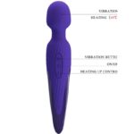 PRETTY LOVE - ANTONY YOUTH VIBRADOR WAND EFECTO CALOR VIOLETA - Imagen 6