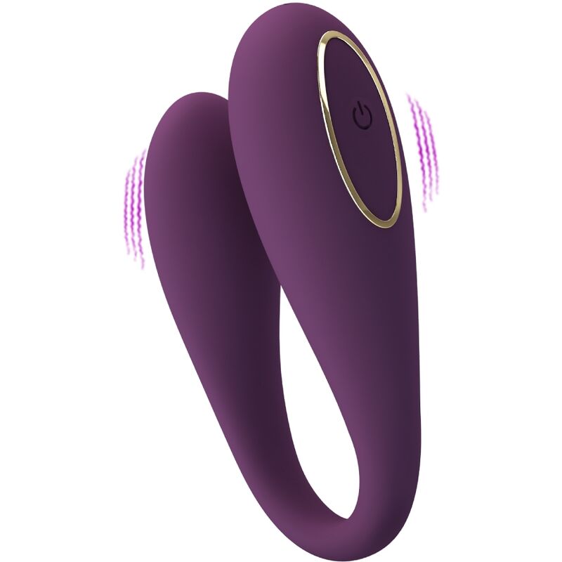 Imagen del artículo erótico PRETTY LOVE - AUGUST VIBRADOR DOBLE PLACER APP REMOTE de PRETTY LOVE C-TYPE en la sección JUGUETES BIENESTAR |Vibradores|Vibrador Parejas U de Millenial Sexshop.
